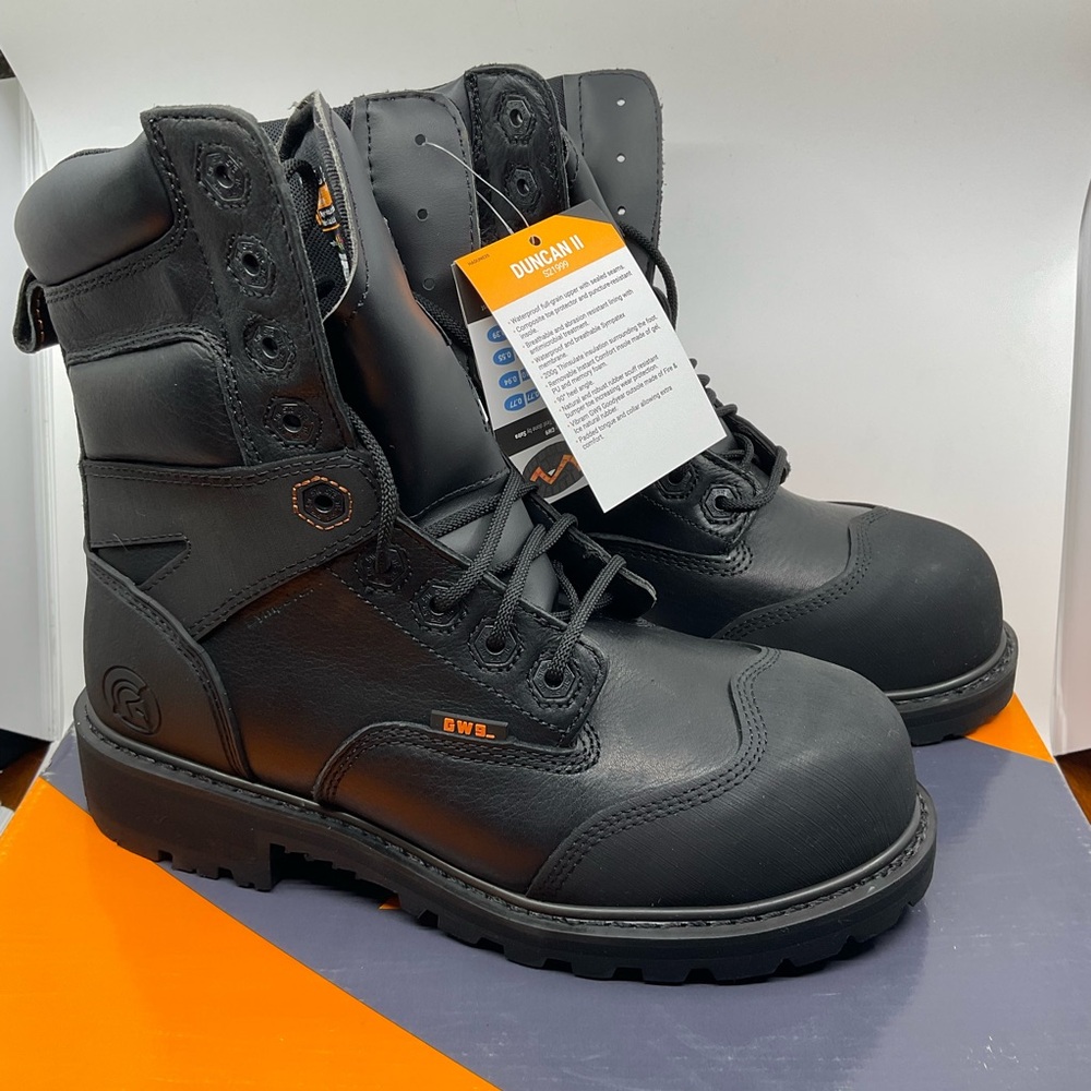 STC Duncan II Vibram Fire & Ice Waterproof Leather Insulated Safety Work Boots